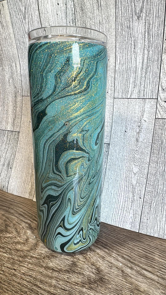 20oz hydro dipped resin tumbler