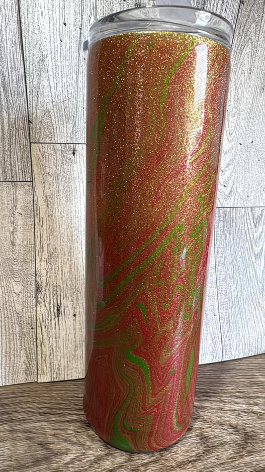 30oz hydro dipped resin tumbler