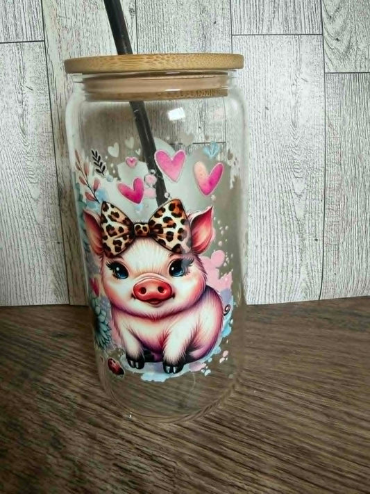 16oz glass libby