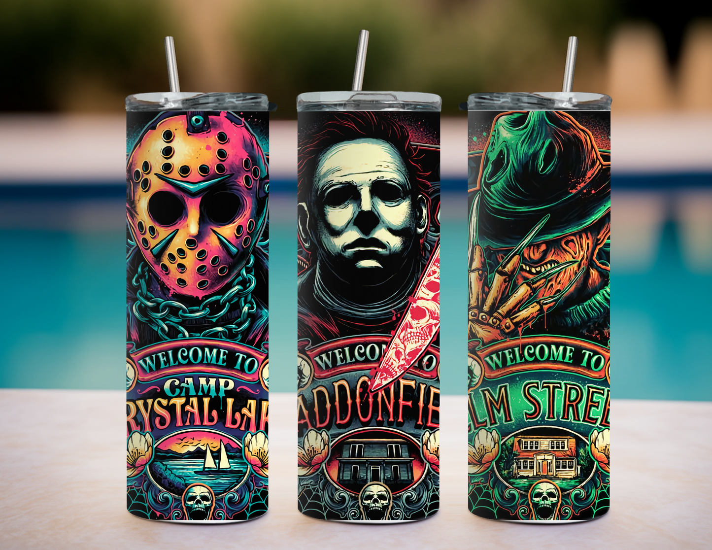 Halloween sublimation tumblers