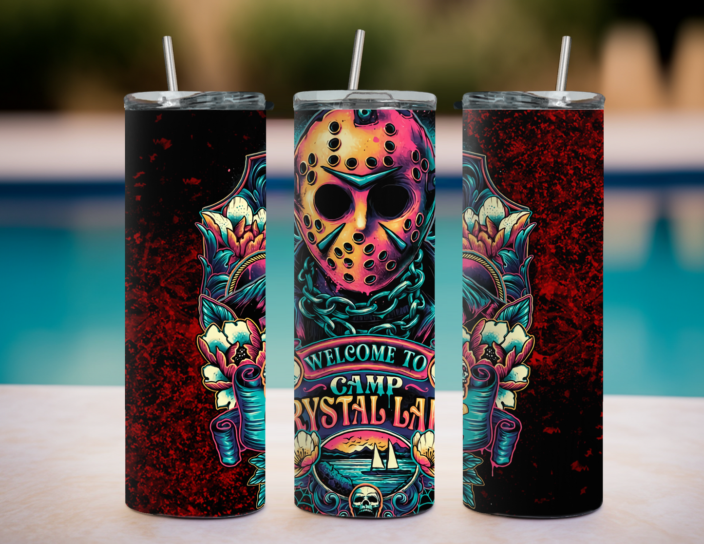 Halloween sublimation tumblers