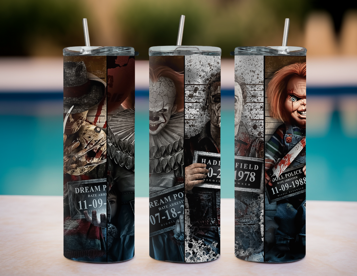 Halloween sublimation tumblers