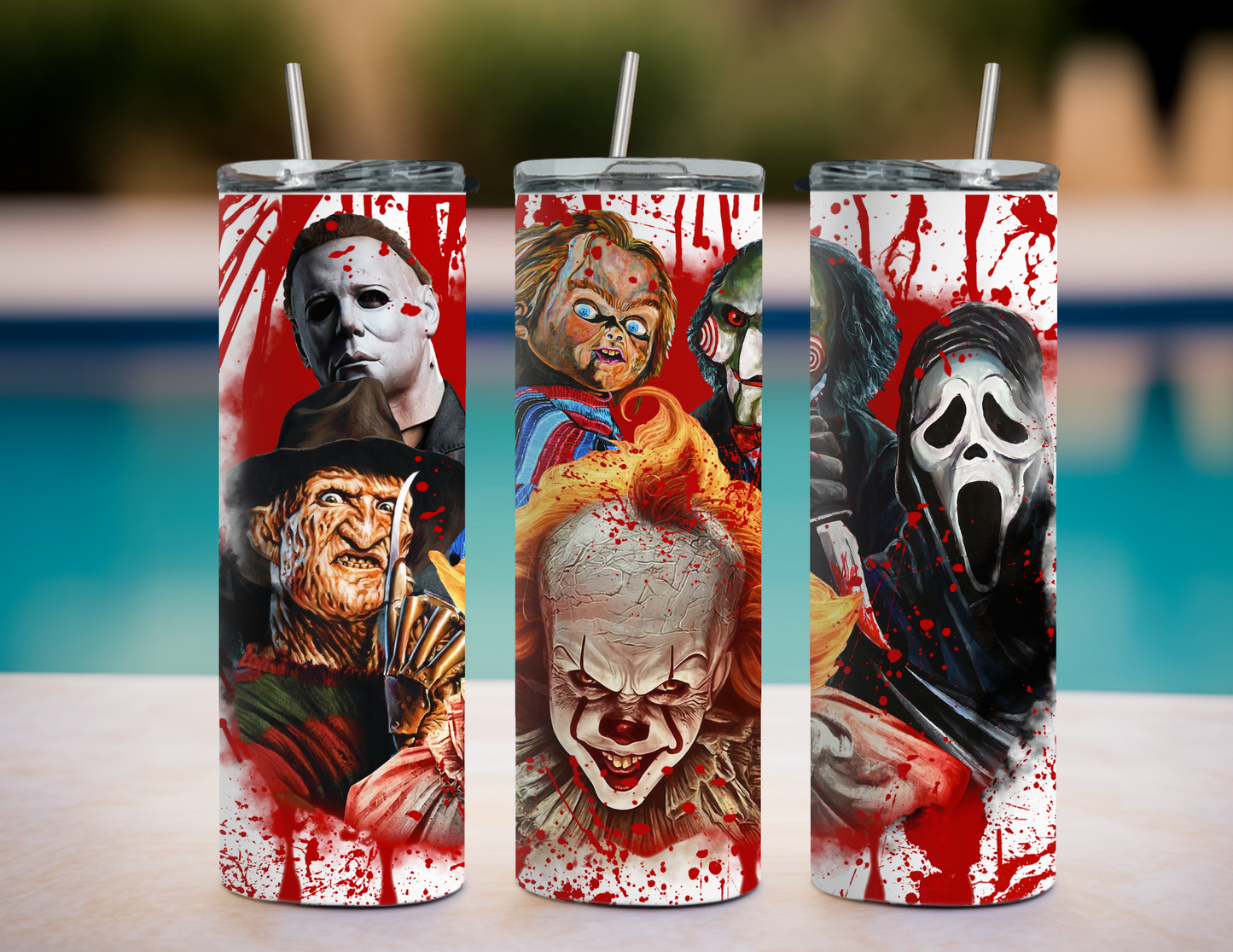 Halloween sublimation tumblers
