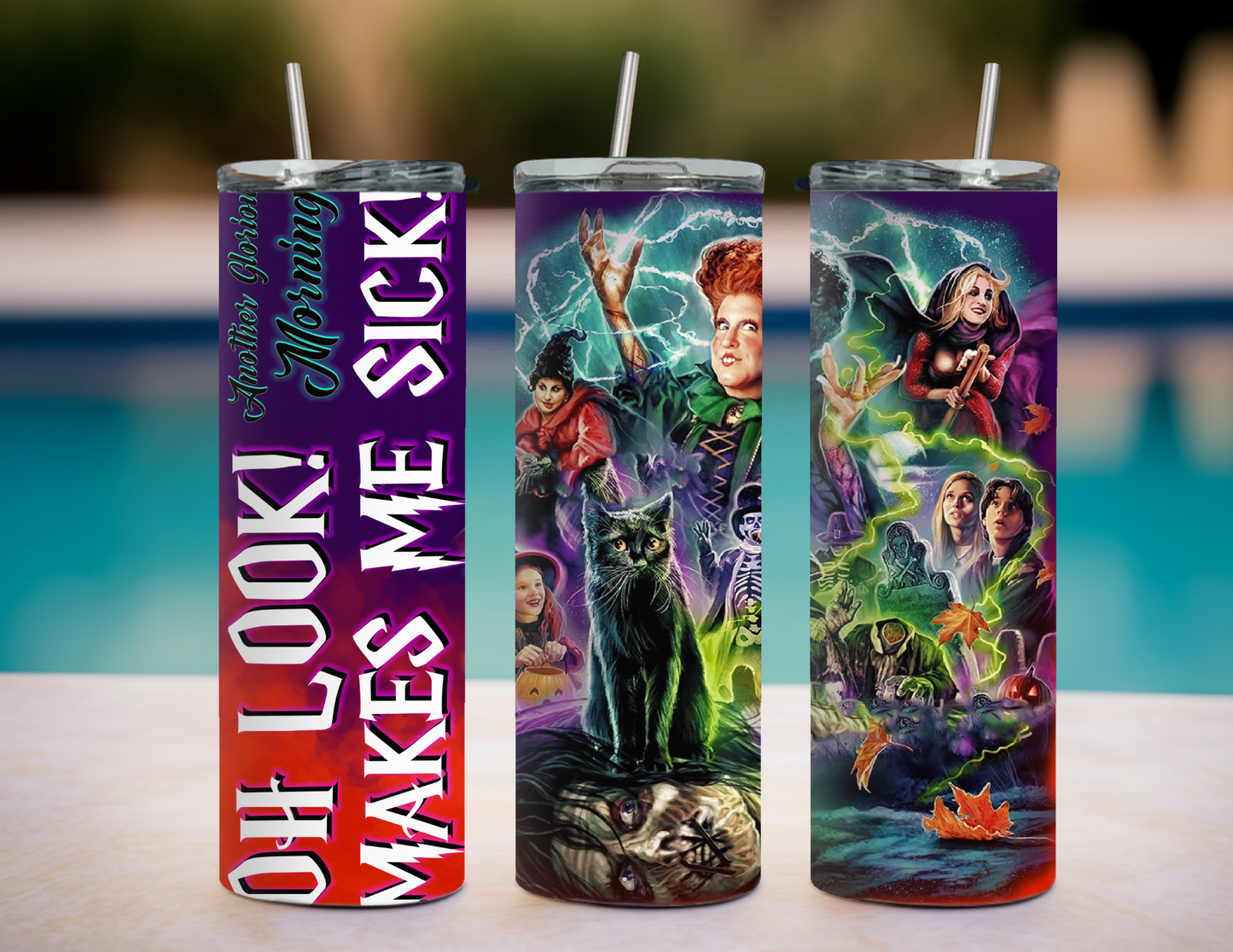 Halloween sublimation tumblers