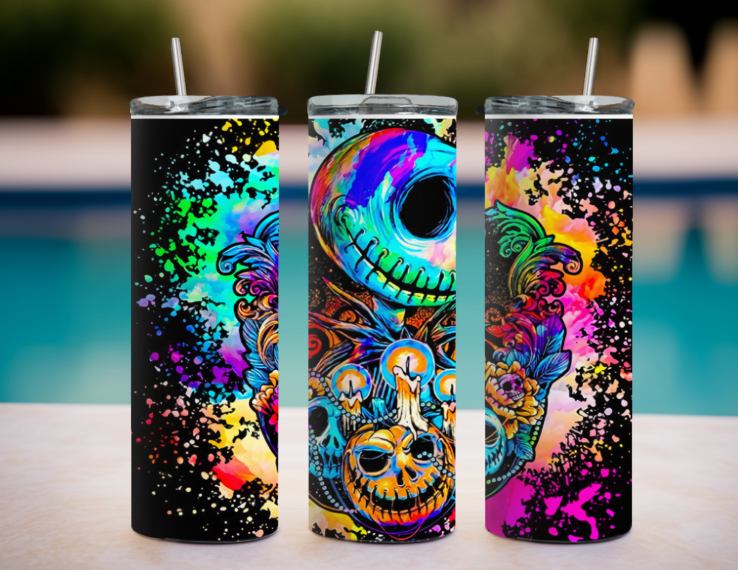 Halloween sublimation tumblers