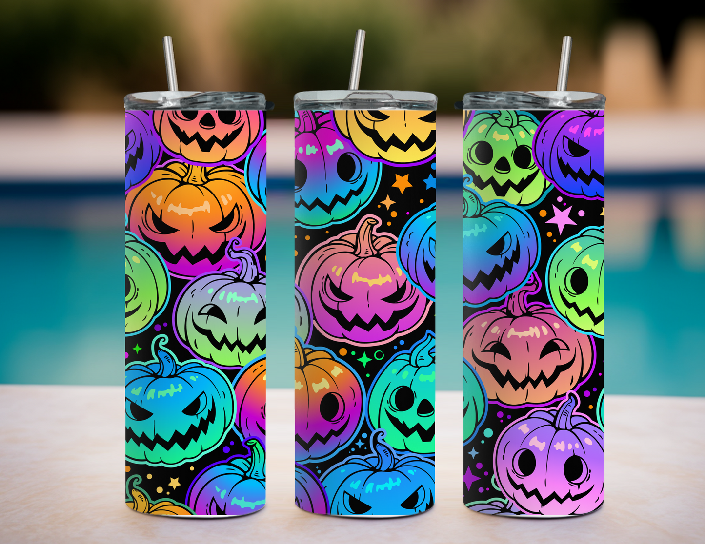 Halloween sublimation tumblers
