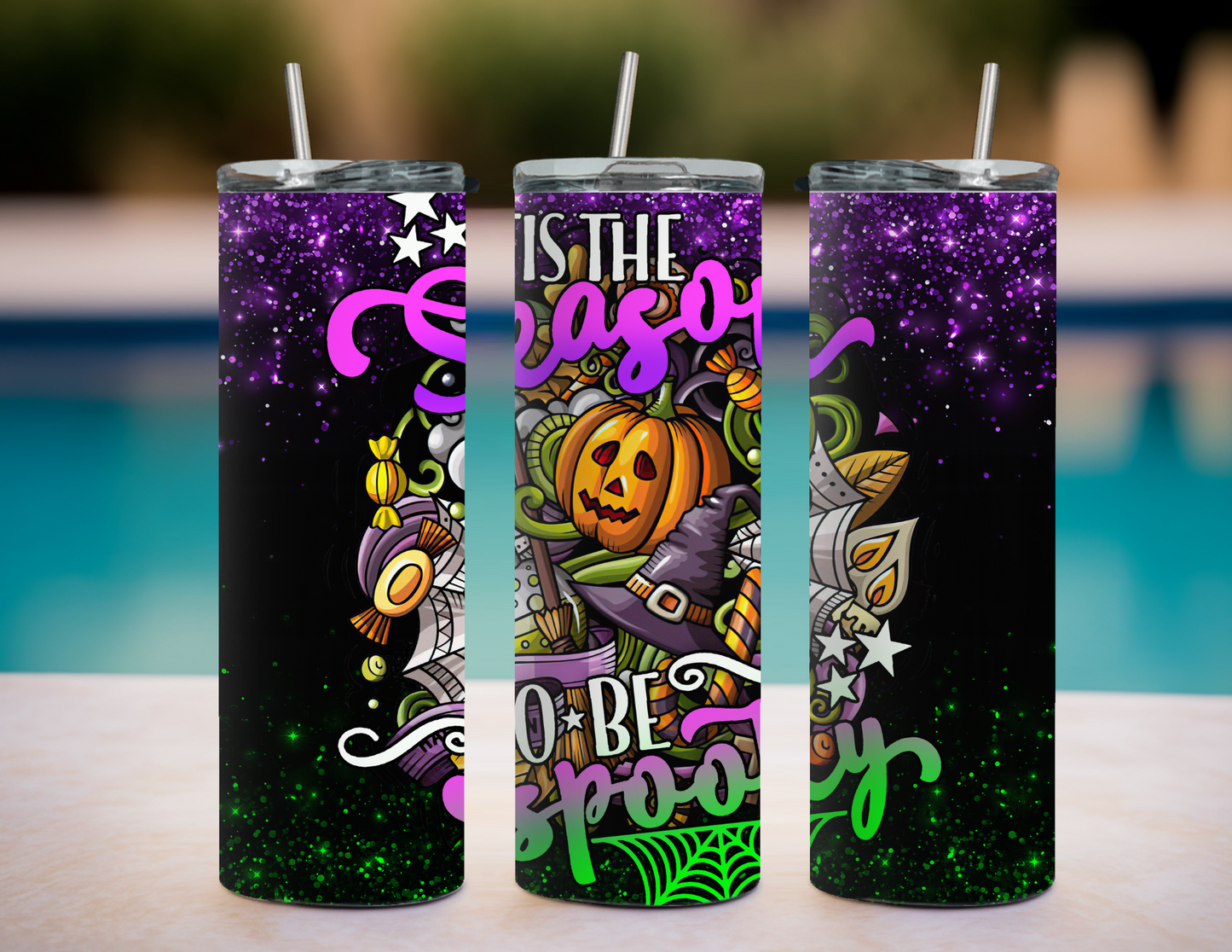 Halloween sublimation tumblers