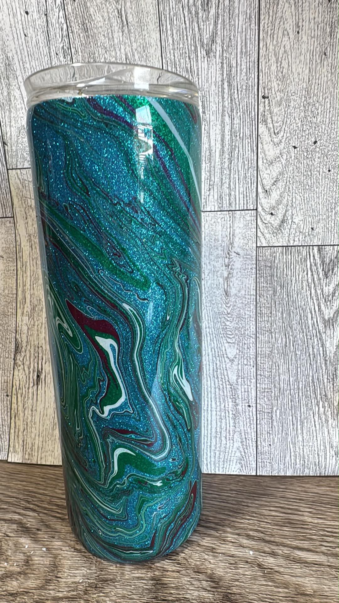 20oz hydro dipped resin tumbler