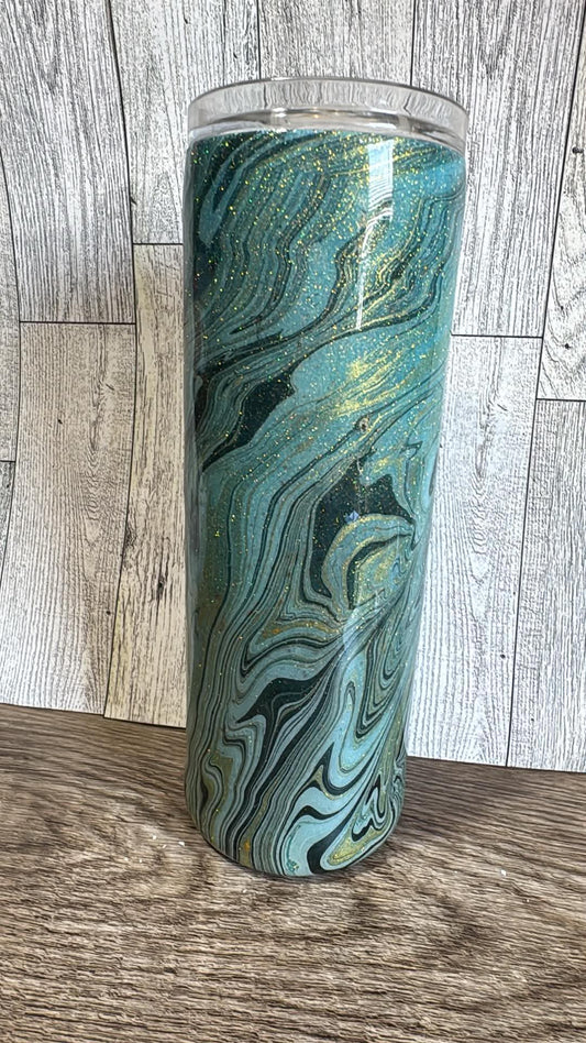 20oz hydro dipped resin tumbler