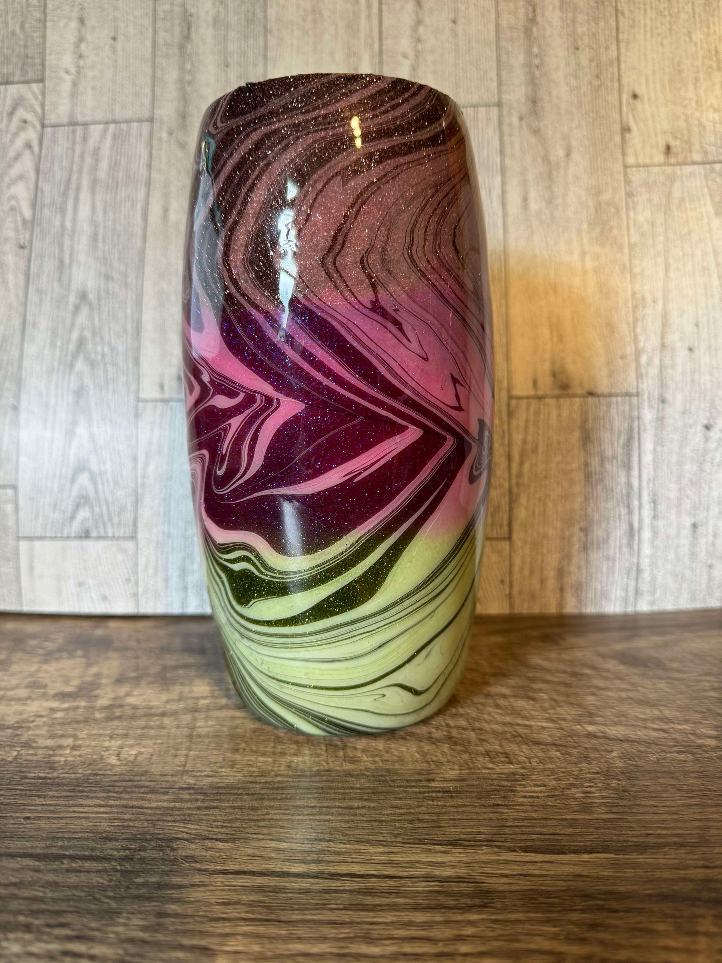 25oz hydro dipped stemless wine resin tumbler