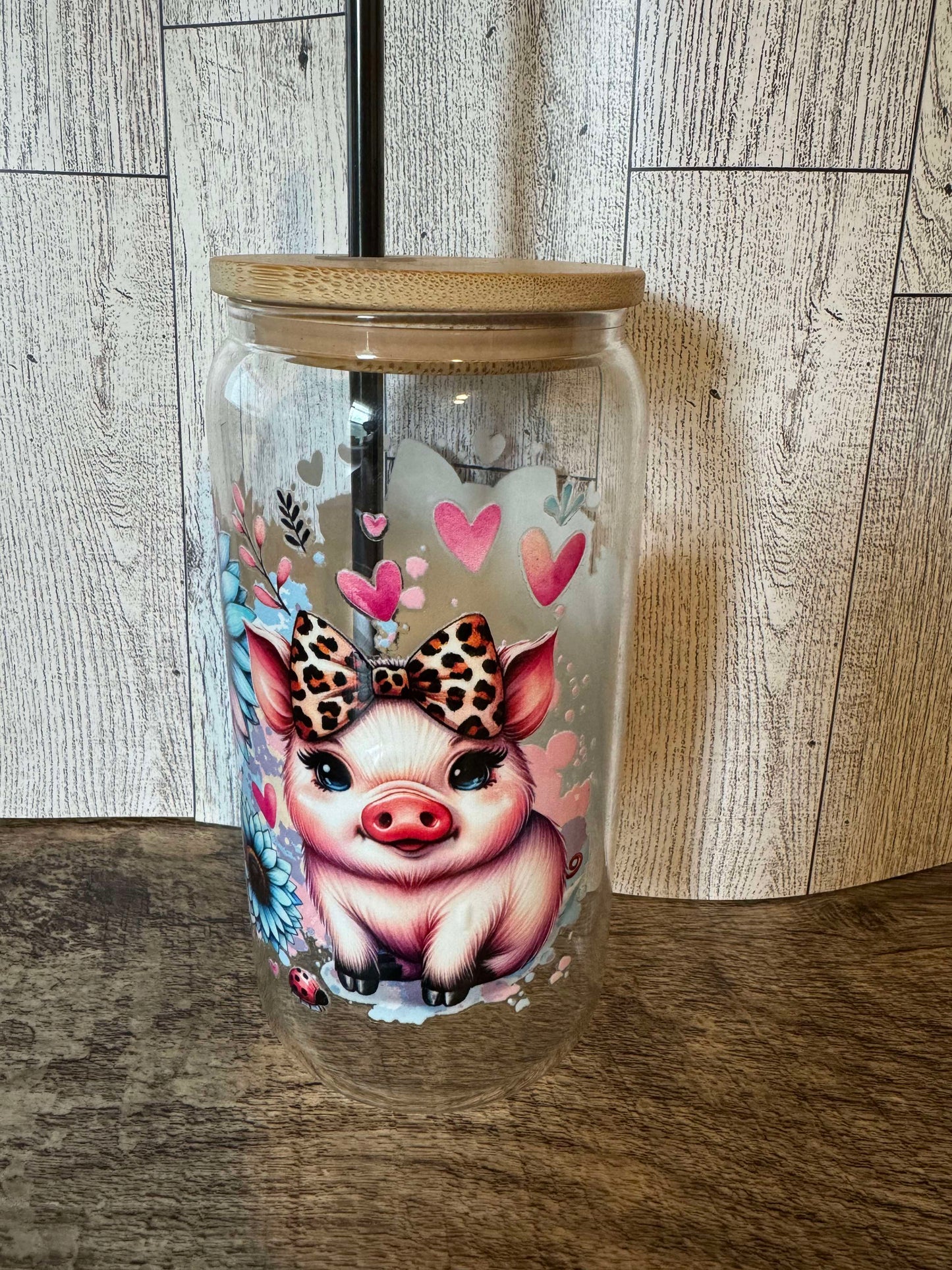 16oz glass tumbler