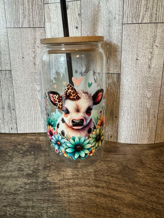 16oz glass tumbler