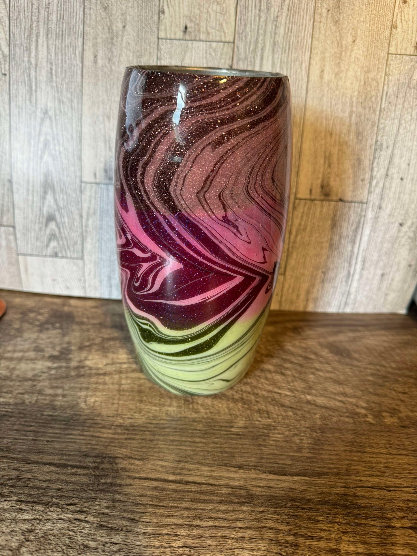 25oz hydro dipped stemless wine resin tumbler