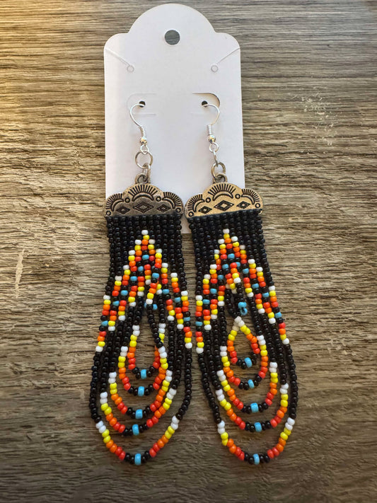 beaded earrings