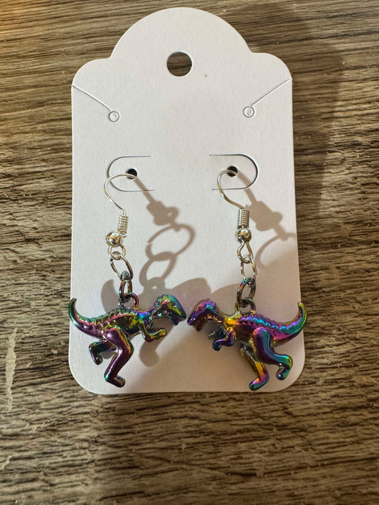Dino earrings