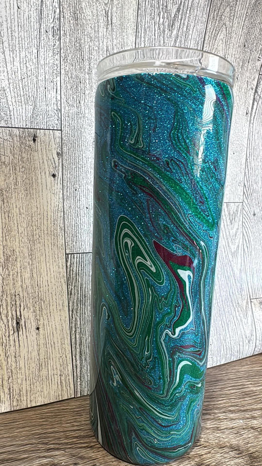 20oz hydro dipped resin tumbler