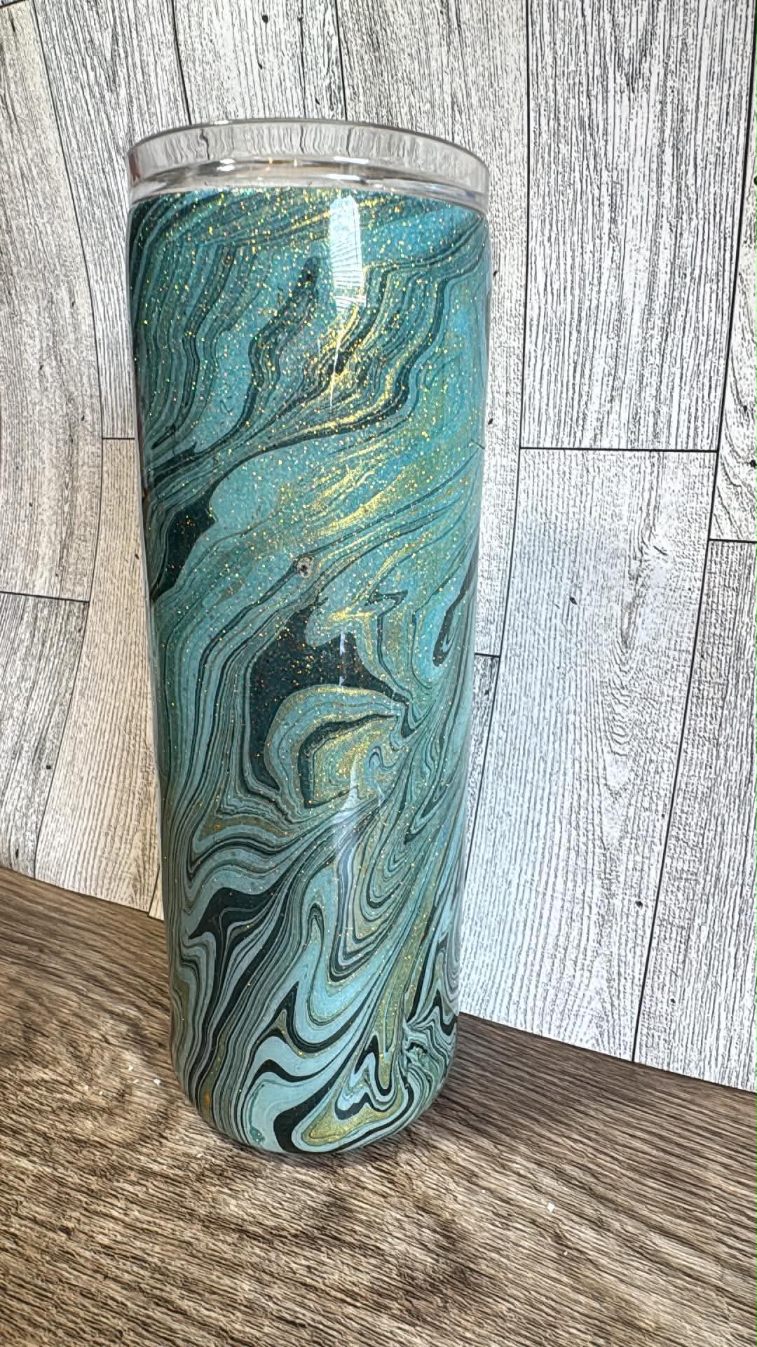 20oz hydro dipped resin tumbler
