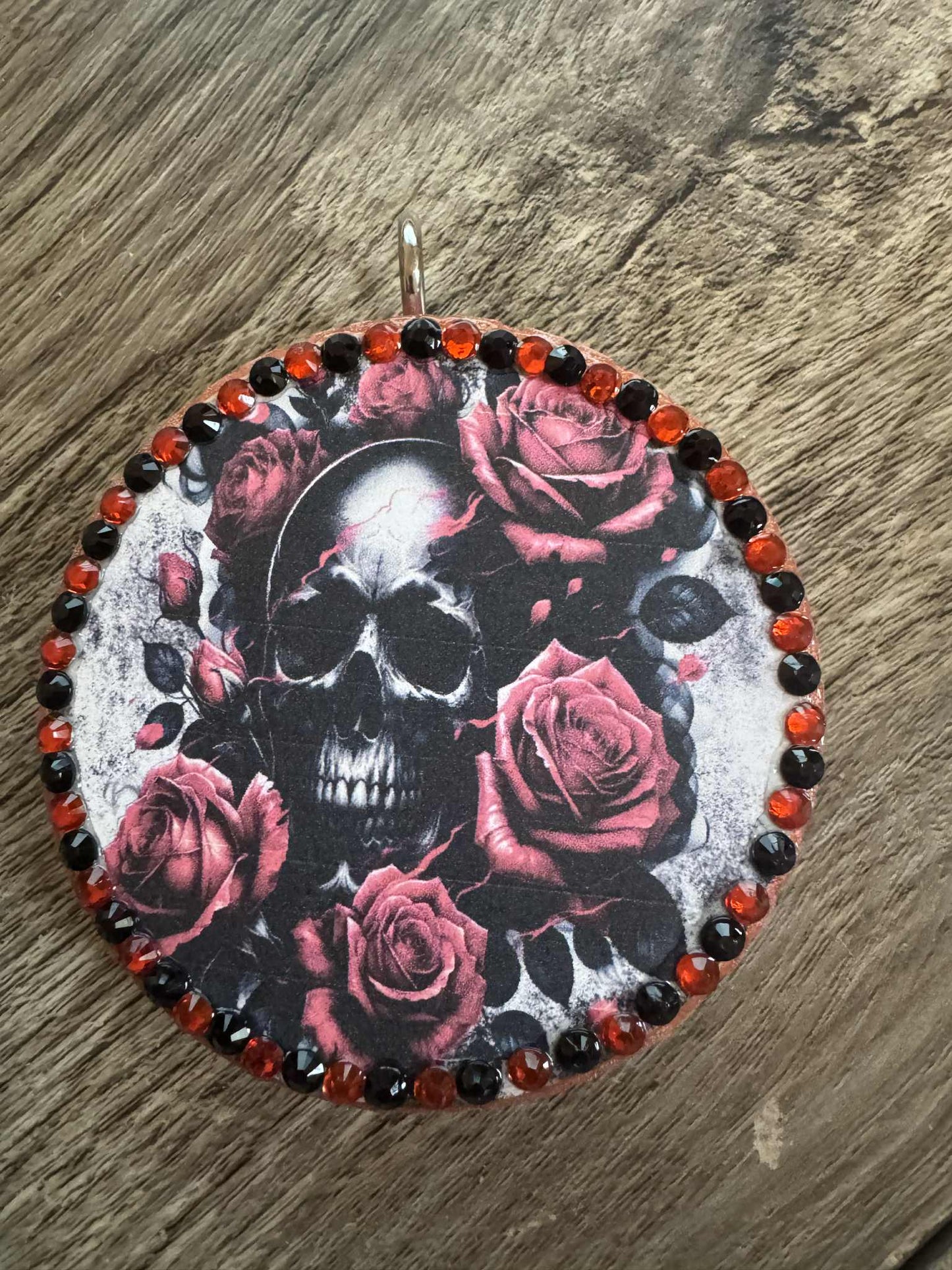 Rhinestoned skull scented Love spell