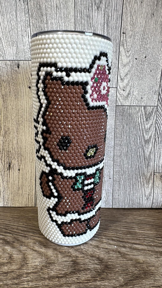 20oz Rhinestoned tumbler